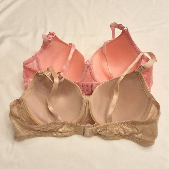 Pink and Tan T-Shirt Bra with Smooth Cups - Picture 3 of 3